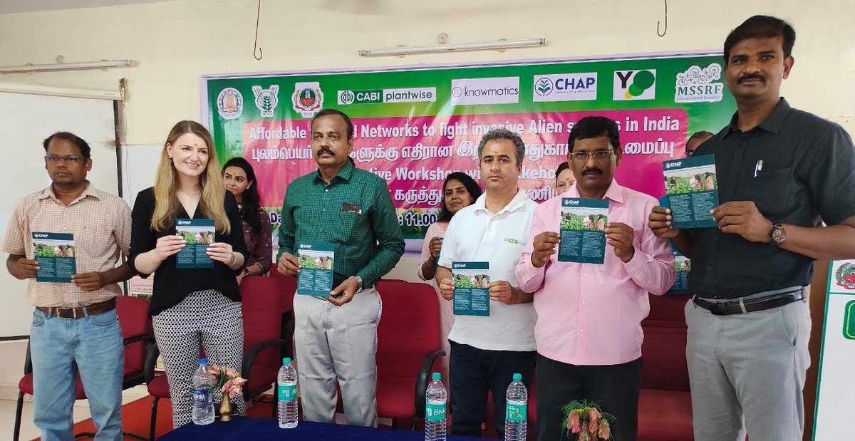mssrf's tweet image. #MSSRF jointly organised field demo &amp;amp; consultative workshop for stakeholders @CABI_SouthAsia @CHAPAgriTech  on #sensorbased #pheromonetraps and current approaches in fall armyworm monitoring at #KVK Vamban, Pudukkottai in #tamilnadu on March 25. #knowmatics #tnau @icarindia