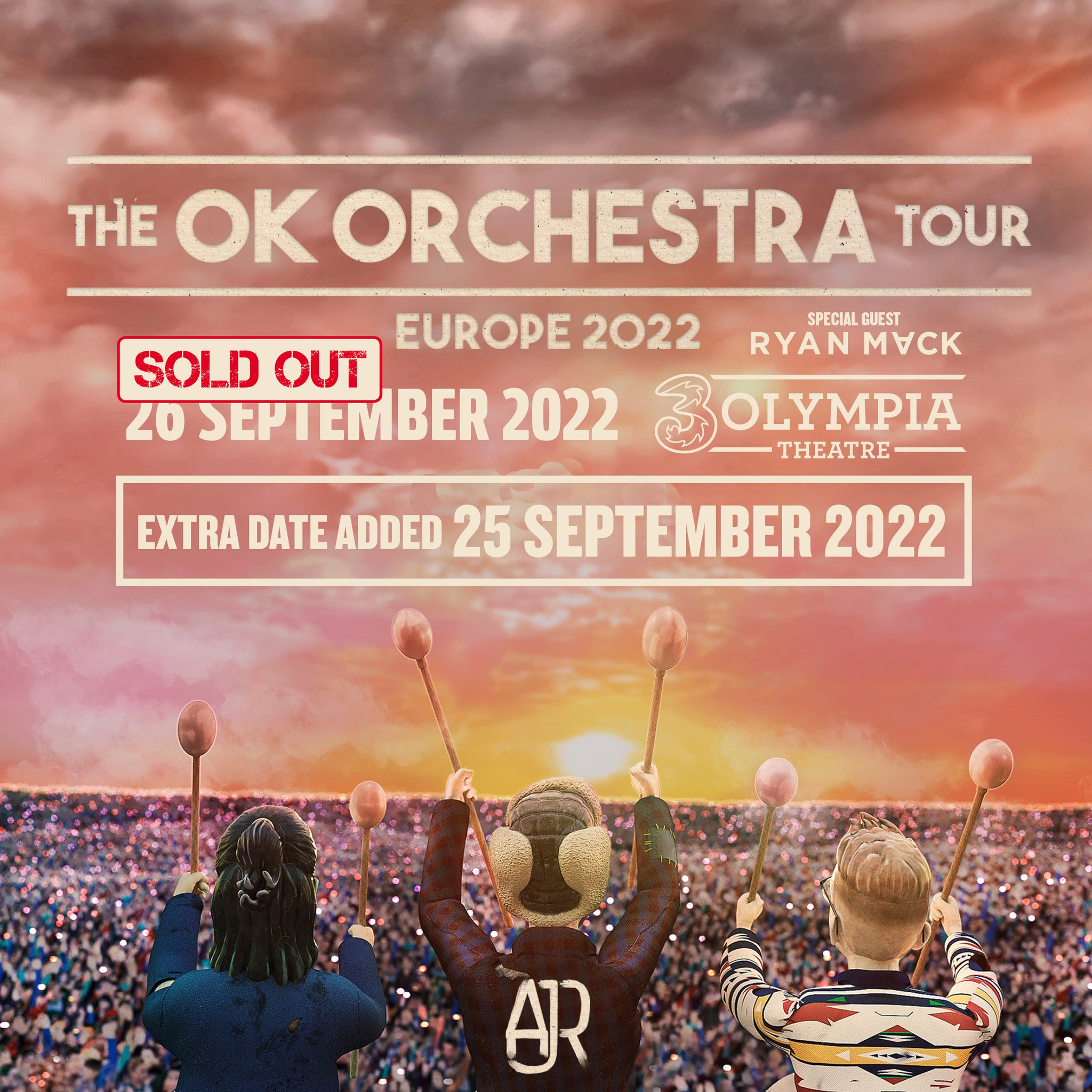 Ticketmaster Ireland on Twitter "⚡ 𝐄𝐗𝐓𝐑𝐀 𝐃𝐀𝐓𝐄 𝐀𝐃𝐃𝐄𝐃 Due to