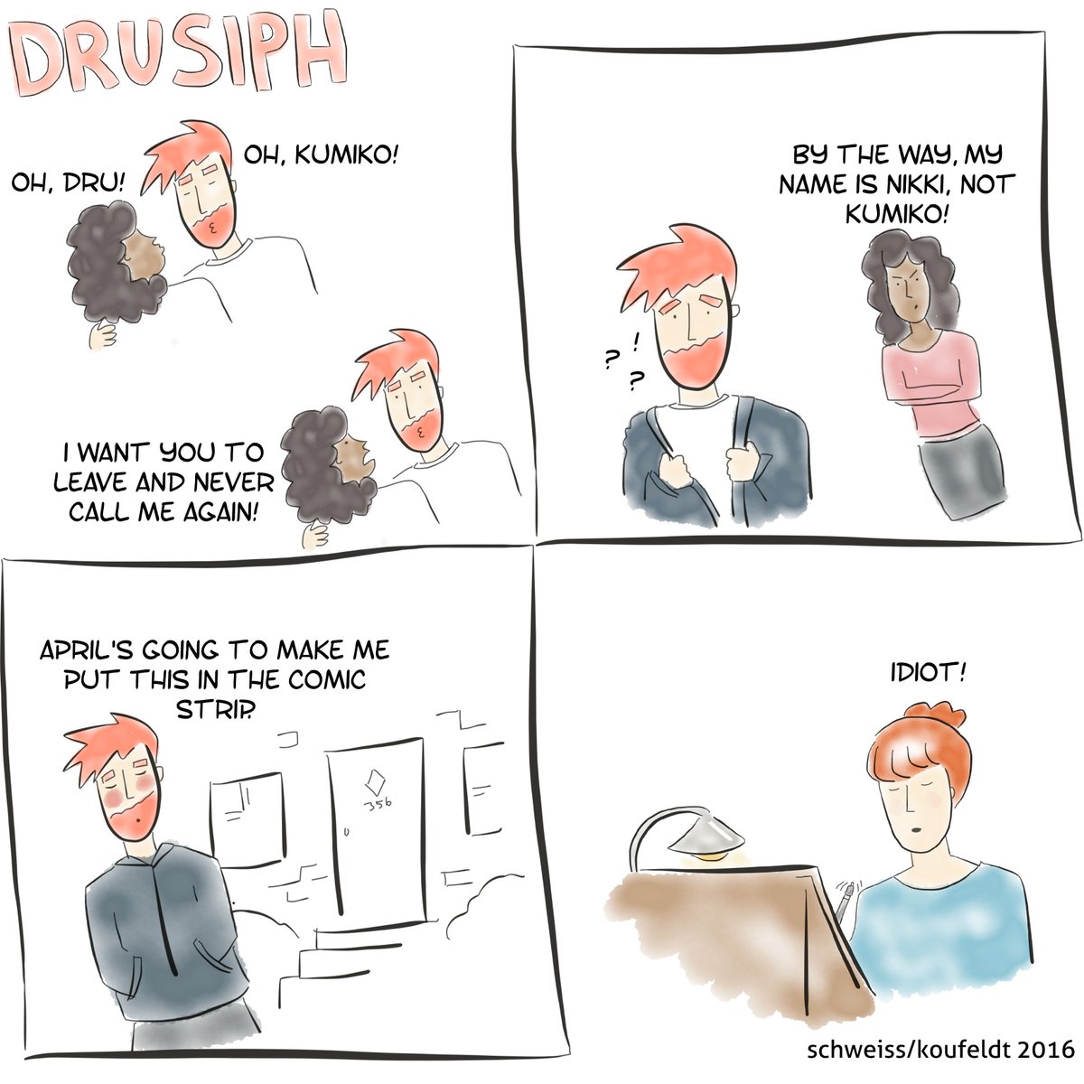 drusiph's tweet photo. #drusiph #comic #comicstrip #comicbook #comedy #cartoon #webtoon #webcomic #webseries #writing #satire #sarcasm #joke #laughter #humour #comedian #standcupcomedy #conversation #dialogue #dating #love #relationships #onlinedating #mistake #sex #sexlife #confused #makingout https://t.co/nLHDFxujyC