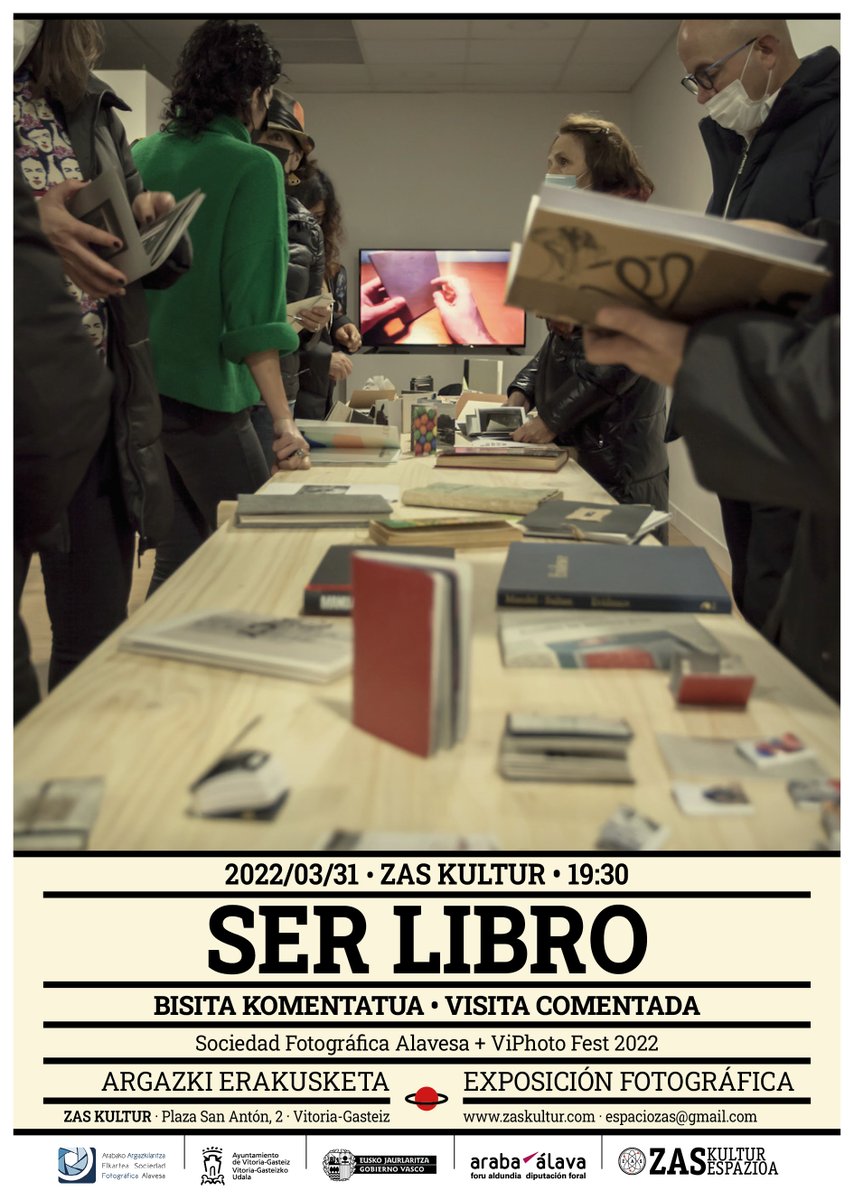 Visita comentada exposición “Ser Libro”erakusketaren bisita komentatua