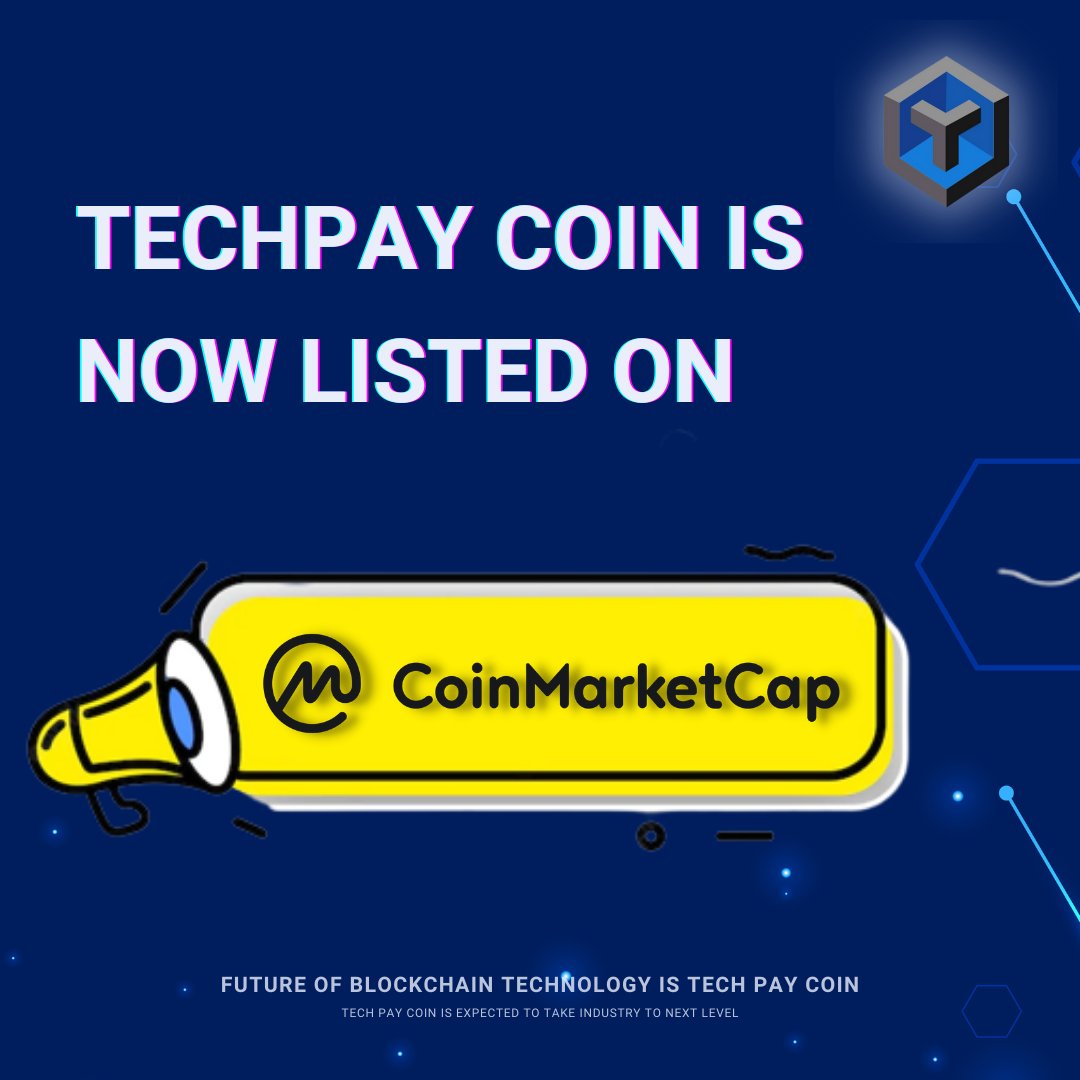 TechPay_Chain's tweet photo. Techpay coin is now listed on CoinMarketCap. Check it out right now.

Join our community now 🎉🎉
Visit us:- https://t.co/1G184bURjD

#techpay #techpaycoin #digitalindia #blockchaintechnology #blockchainnews #coinmarketcap
#nft #nftcommunity #digitalworld https://t.co/z5PfjAOYkb