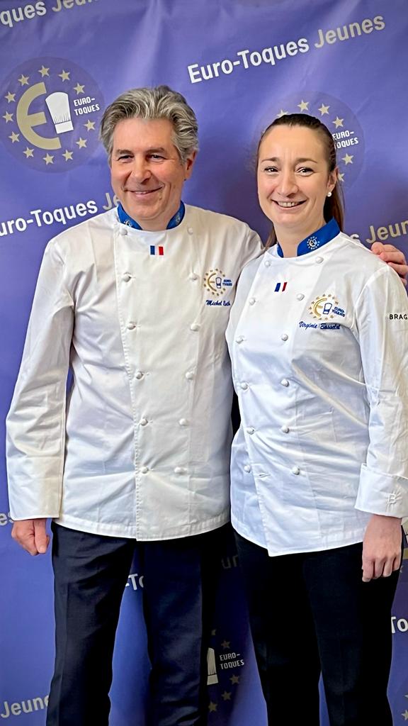 Euro-Toques France (@eurotoques1) on Twitter photo Très heureux d’accueillir aux côtés de Michel Roth, la chef <a href="/V_Basselot/">Virginie Basselot</a> pour une coprésidence pour porter haut la philosophie d’<a href="/EuroToques1/">Euro-Toques France</a> et continuer a défendre les #produits et nos #producteurs locaux et nationaux.
<a href="/ggomez_chef/">Guillaume Gomez</a> @cfa_mederic #gastronomie #chefs #agriculture Très heureux d’accueillir aux côtés de Michel Roth, la chef <a href="/V_Basselot/">Virginie Basselot</a> pour une coprésidence pour porter haut la philosophie d’<a href="/EuroToques1/">Euro-Toques France</a> et continuer a défendre les #produits et nos #producteurs locaux et nationaux.
<a href="/ggomez_chef/">Guillaume Gomez</a> @cfa_mederic #gastronomie #chefs #agriculture