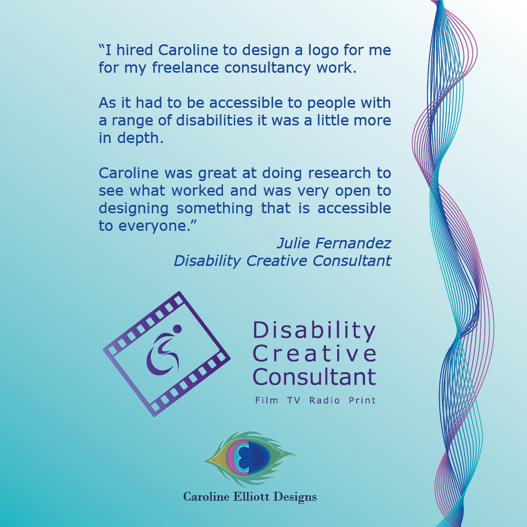CElliottDesign's tweet image. So lovely to receive a testimonial from a happy client! 😍

Thanks Julie, it was a pleasure to work with you!

#graphicdesign #graphicdesigner #logodesign #logo #accessibility #accessibledesign #hiddendisabilities #testimonial