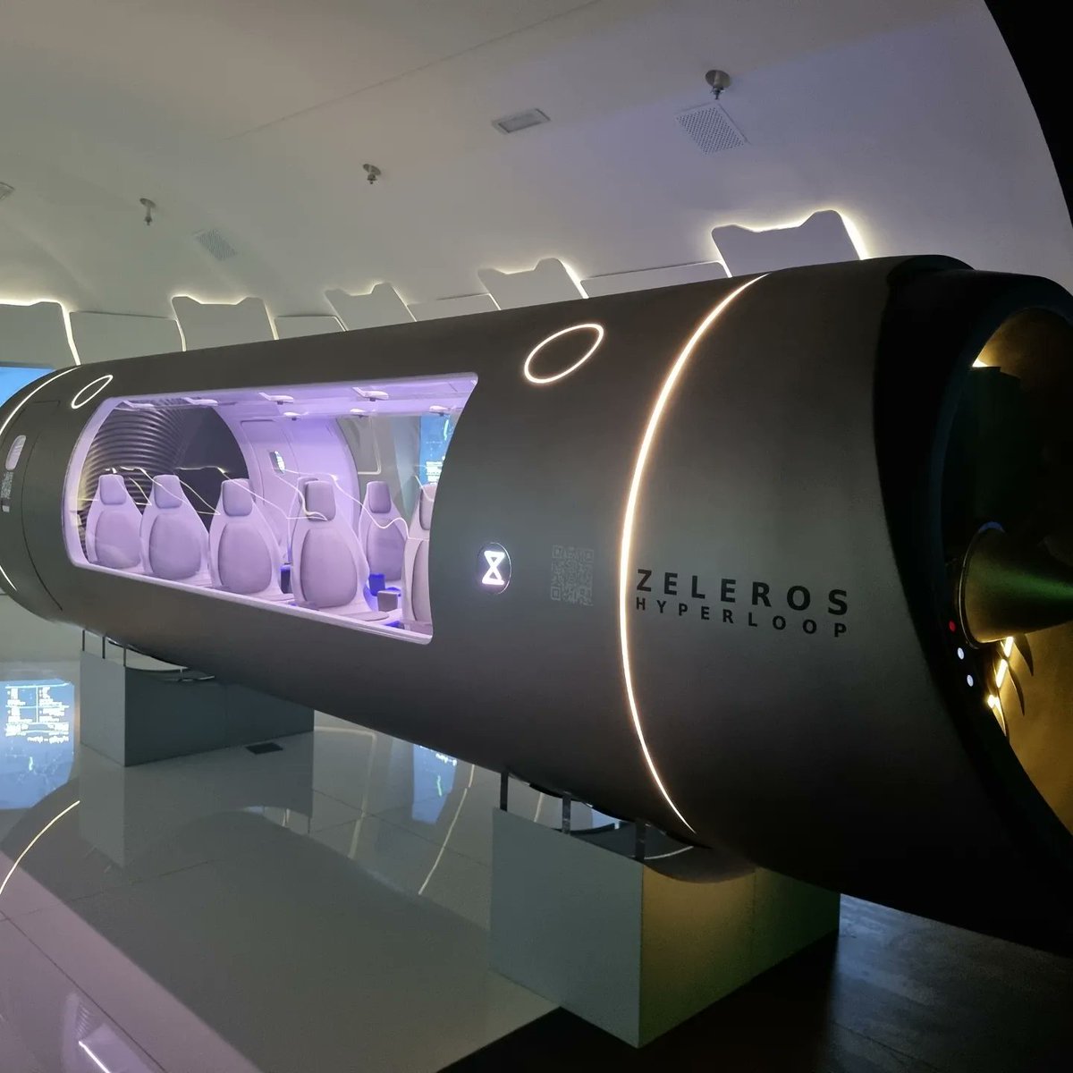frames_of_life's tweet photo. The bus of the future is here! 🚎

The Zeleros Hyperloop can fit up to 200 people and it travels (levitates) at a speed of 1000km/hour!

Can't wait for the day I'll hop on this baby and get from Barcelona to Paris in a few minutes! 😍

📍Spain Pavilion, Dubai Expo 2020

#Travel https://t.co/AZLYxKiLwy