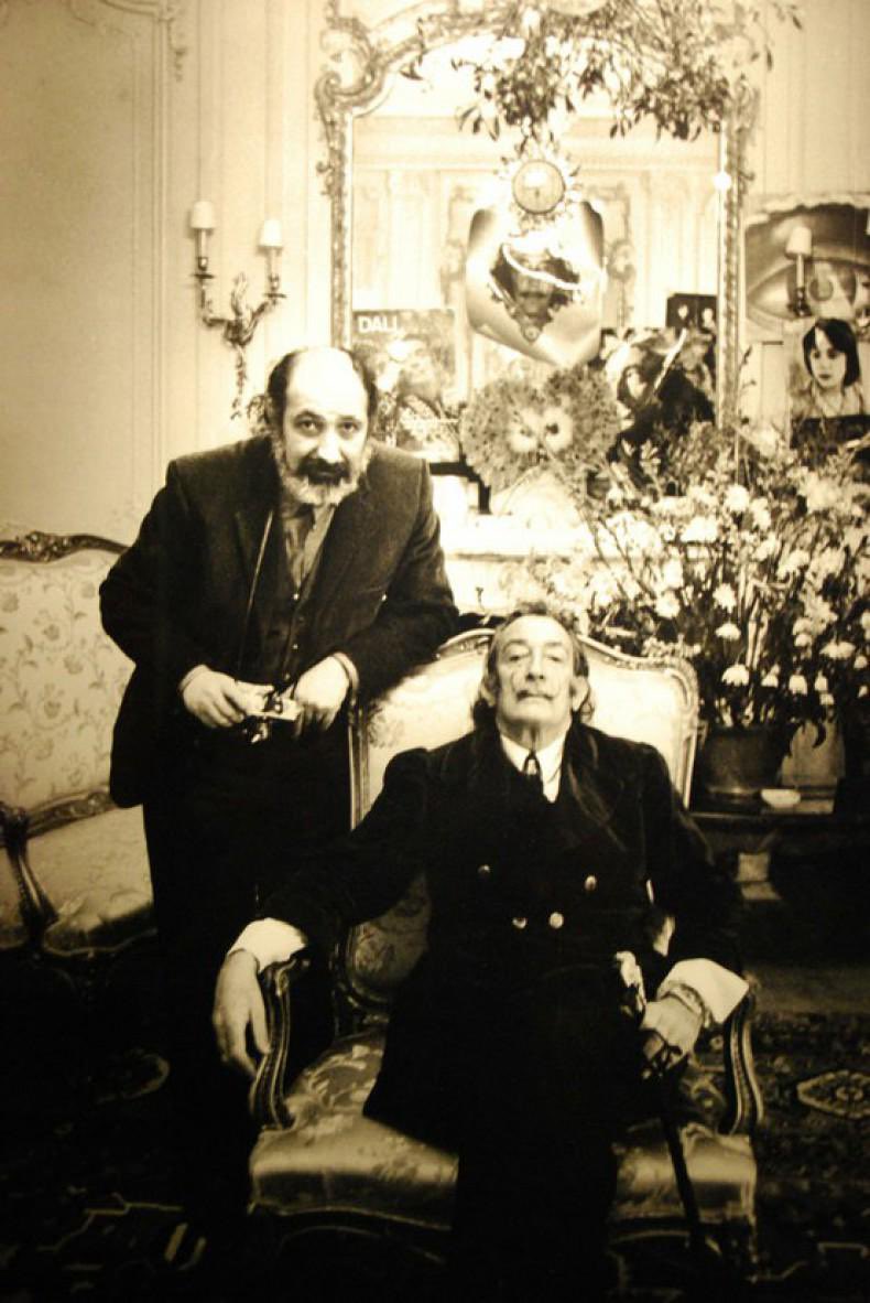 Ara Güler ve Salvador Dali.