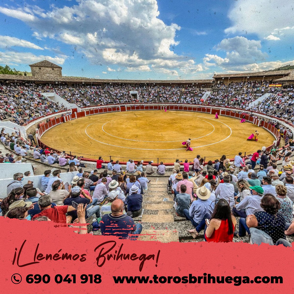 😍 La "Muralla" es bonita, pero llena es... ¡𝗣𝗥𝗘𝗖𝗜𝗢𝗦𝗔! El 23 de abril vamos a repetir estas imágenes. 

¿Con cuál os quedáis de las cuatro? 👇

𝗖𝗢𝗠𝗣𝗥𝗔 𝗧𝗨𝗦 𝗘𝗡𝗧𝗥𝗔𝗗𝗔𝗦: 👇👇
🔗 Online: bit.ly/torosbrihuega
📞 Teléfono: 690 041 918.