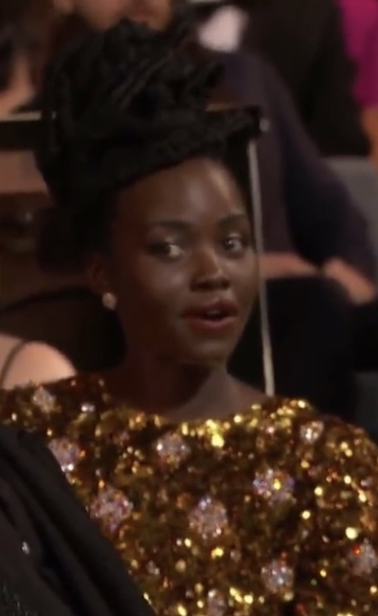 Joecoblaze's tweet photo. Definitely @Lupita_Nyongo for me. #Oscars https://t.co/YVjMifflES