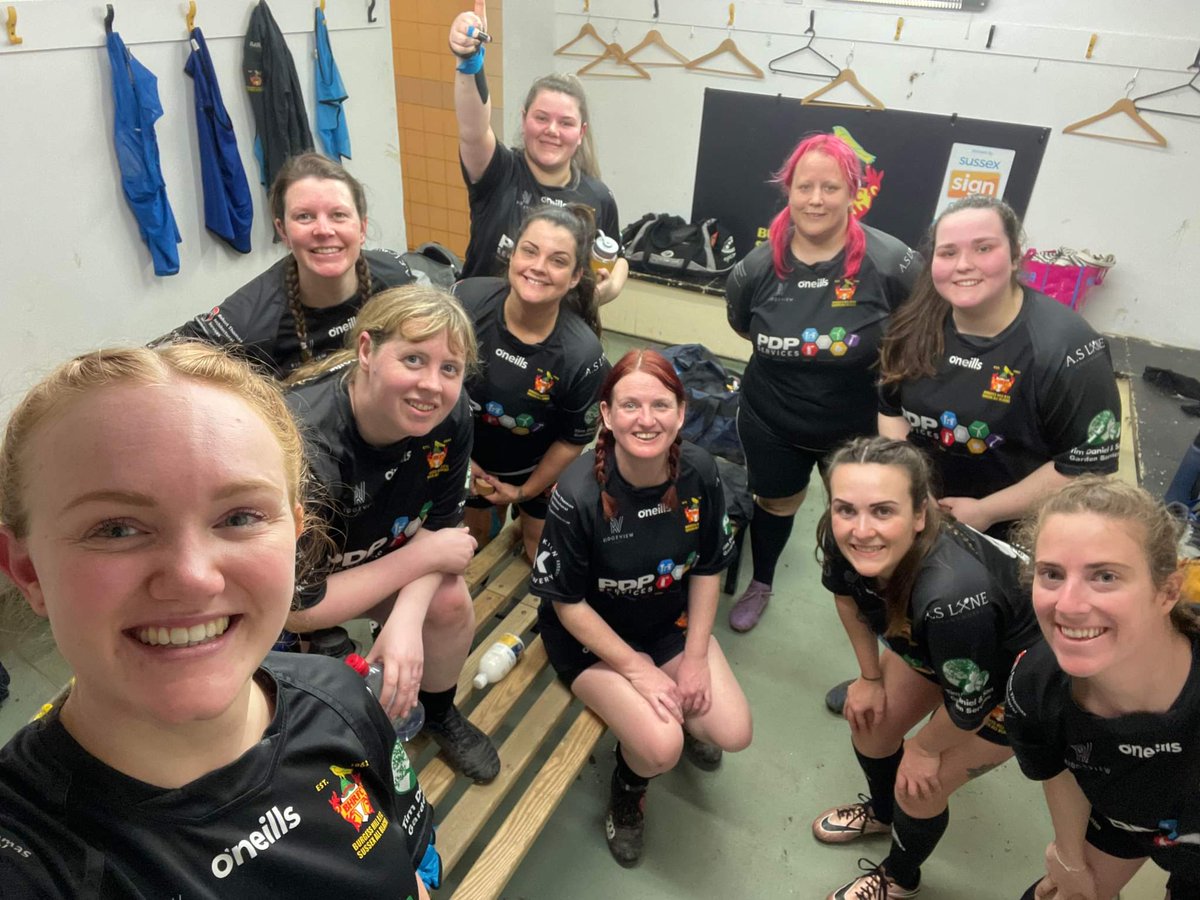 Final game of the season yesterday as we took on Sussex Police. We came a close 2nd as we narrowly missed out on a win 35-45 but what a game! 
Players of the match: 
Shelley 'Haggis' McComiskey &amp; Ghislaine 'crane legs' Moolenaar 
#womensrugby #thesegirlscan #Rugby #family #team