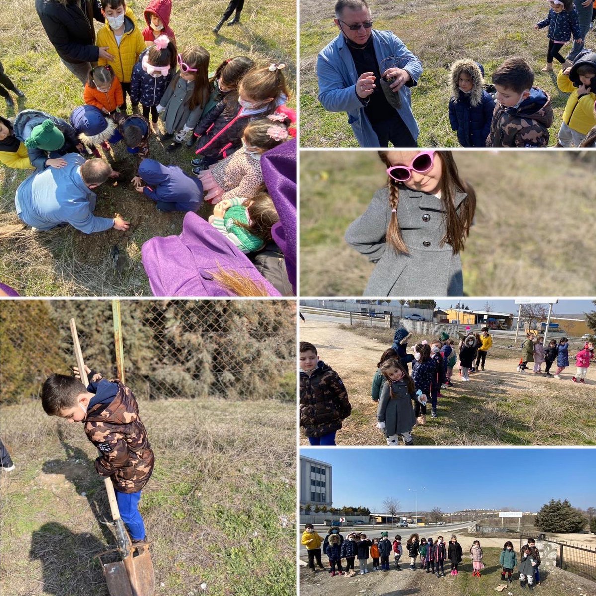 bk_corum's tweet photo. Yarının doğası bugünden yaratılır.
M.Kemal Atatürk
Okul öncesi öğrencilerimiz Orman haftası kapsamında ağaçlarını diktiler.🌳👏
#dünyabenimevim🌏
#bkokulöncesi🎈
💙❤️ https://t.co/vORQKp6lZl