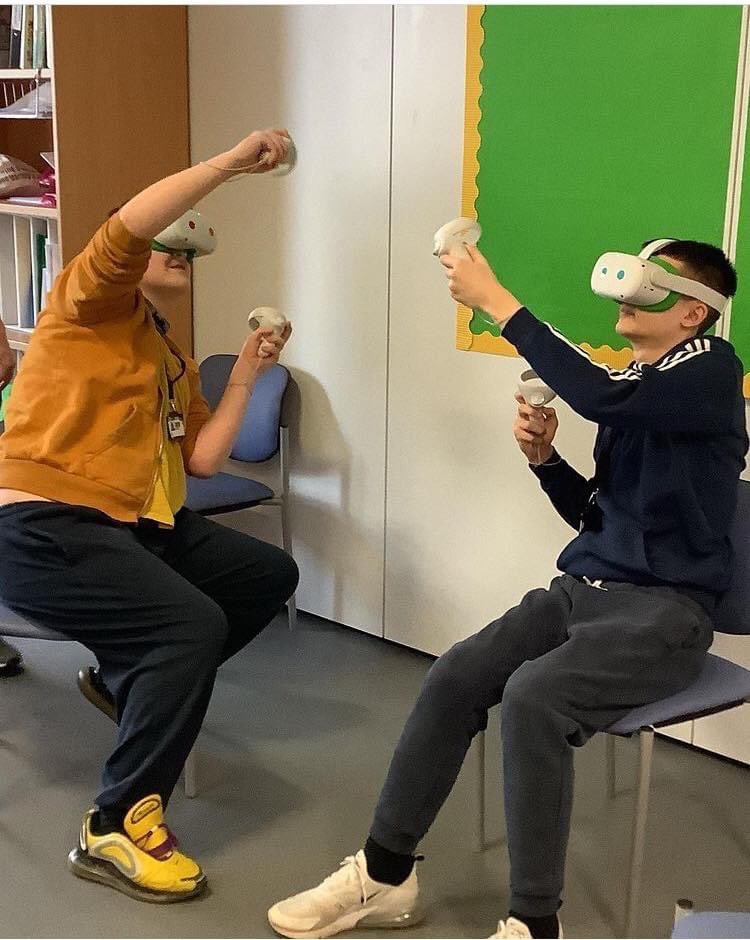We can run our workshops in any setting
Experience of working with people being on sections, to having a range of disabilities. Why not book us for your workplace and see the difference we can make. 
#mentalhealth #hospitals #schools #innovation #virtualreality #VR #RT #StHelens