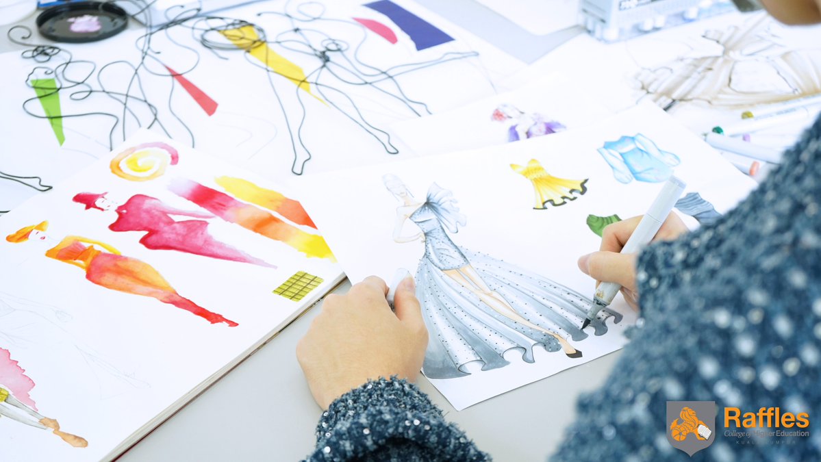 Raffles_KL's tweet photo. Fashion Illustration is the art of communicating fashion ideas in a visual form that originates with illustration, drawing & painting and also known as Fashion sketching.
#RafflesKualaLumpur #StudyAtRaffles #RKL #BestCollegeExperience #QualityLearningExperience #SuccessByDesign https://t.co/wKrlk1JUDh