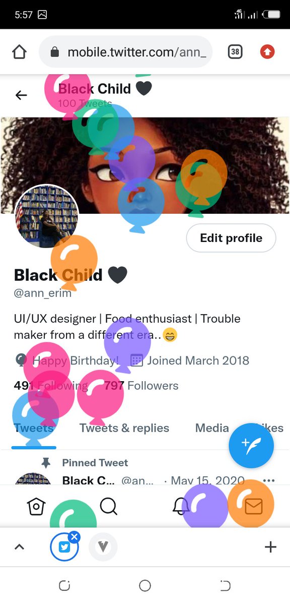 ann_erim's tweet photo. It's that time of the year 😊😊Happy Birthday to me💃🏿💃🏿 https://t.co/w9PAafW7Ad