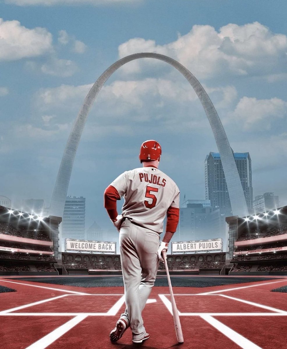 Cards Nation on X: Welcome home, Albert Pujols!  /  X