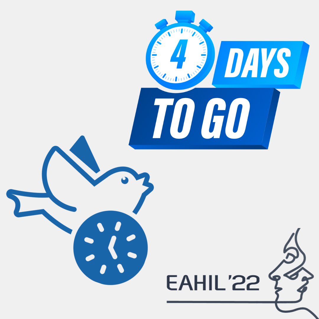 EAHIL_2024's tweet photo. Last days of #EAHIL2022 early bird registration! Register before 1 April, 2022! https://t.co/ugPqXiGWax #medlibs https://t.co/XNvxKGhVL9