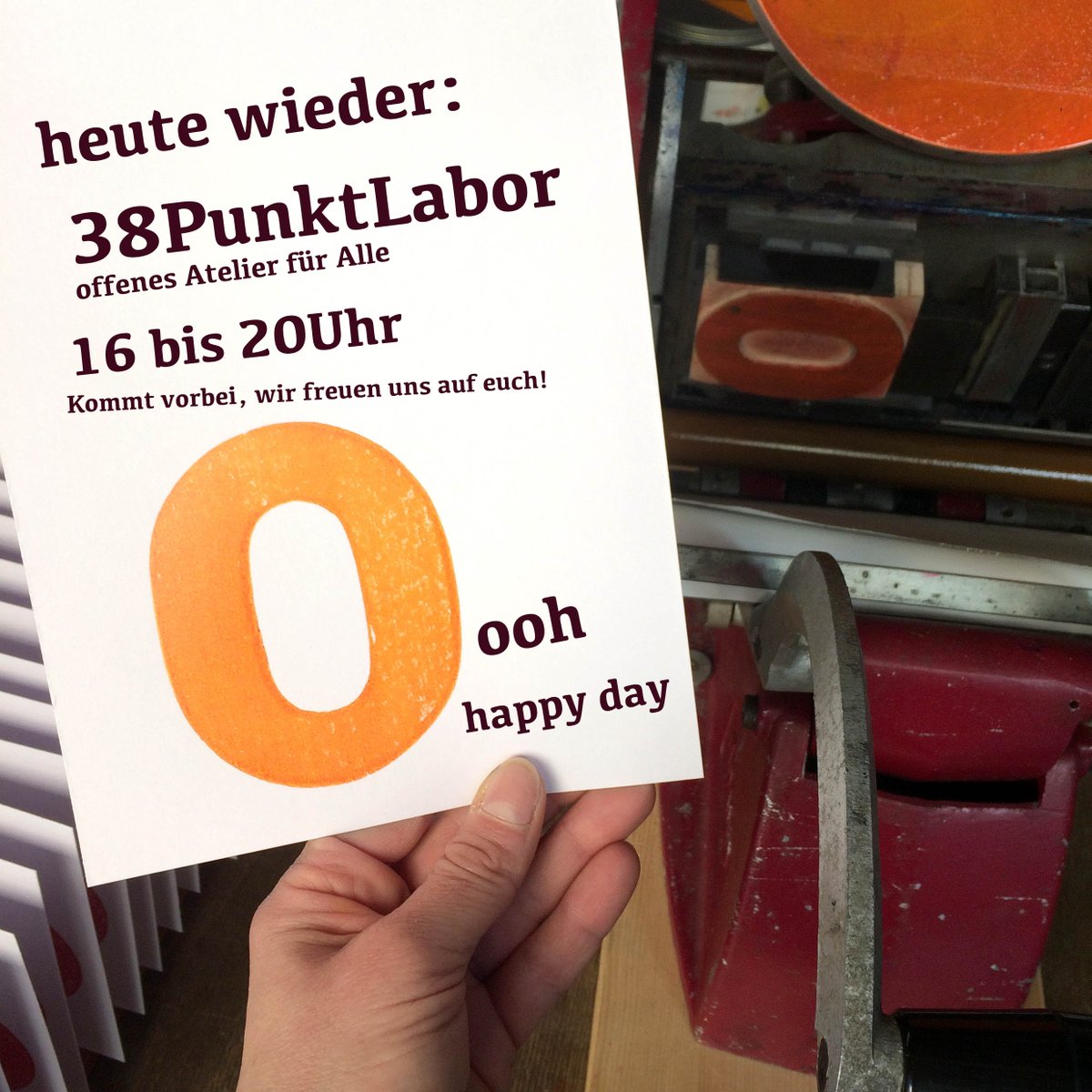 38punkt's tweet photo. Kommt vorbei! Thomasiusstr.38,Halle! :* #kreativ #supportlocalBusiness #sustainable #nachhaltig #drucken #kunst #miteinander #atelier #art #offen #nachbarschaft #letterpress #fürkinder #bildung #kulturellebildung #kurse #workshops #weltkulturerbe #soziokultur https://t.co/qOxmTRRv7h
