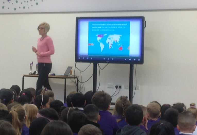 <a href="/BPrimary/">Billesley Primary</a> assembly today was about the Commonwealth &amp; looking forward to the Commonwealth games. We discussed what countries, what sports, and where it is happening. Here in Birmingham! We were also joined by <a href="/Tom_Davis_/">Tom Davis</a> , thanks so much Tom. HOW EXCITING! <a href="/YouthSportTrust/">Youth Sport Trust</a>