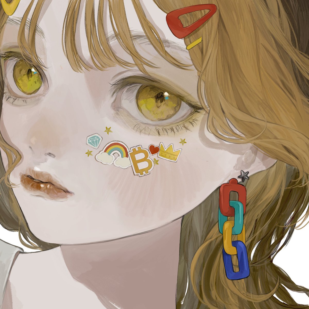 A drop of poison in "cute" is the concept behind my paintings.
Please take a look at my own world, which is cute but somewhat poisonous🩸