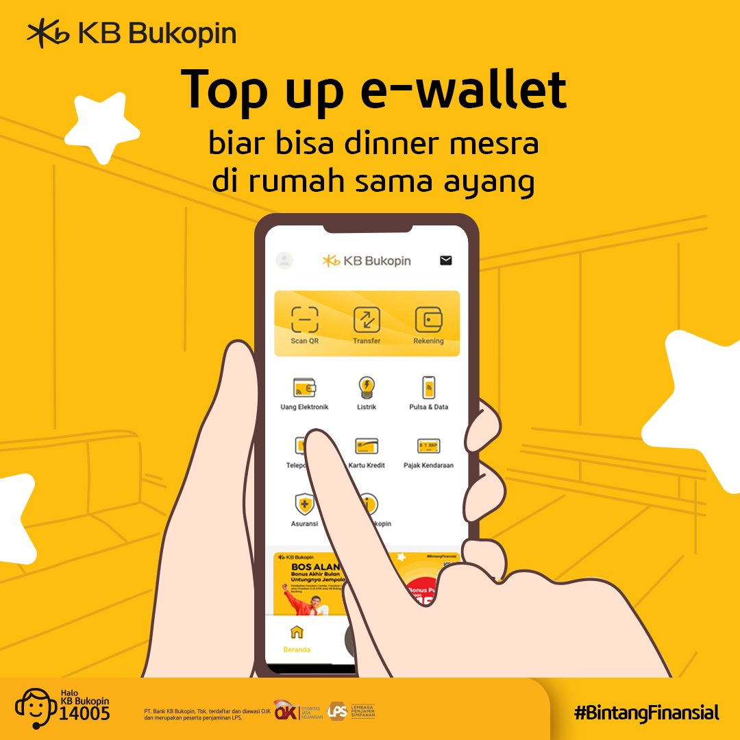 kbbank_id's tweet photo. Manfaatin fitur yang ada di KB Bukopin Mobile Banking buat nyenengin ayang~

Yes! Betul banget, dengan satu aplikasi aja Sahabat KB Bukopin bisa memberikan kebahagiaan untuk orang-orang tersayang. Yang belum mengaktifkan KB Bukopin Mobile Banking,

#kbbukopin #bintangfinansial https://t.co/5jxOb6h9yS