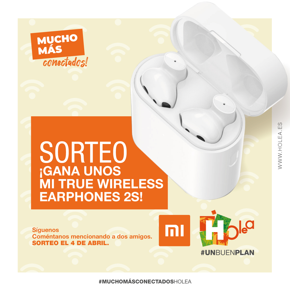 HoleaHuelva's tweet photo. ✨SORTEO✨ Estamos en primavera y seguimos celebrándolo sorteando estos súper MI TRUE WIRELESS EARPHONES 2S de Mi Store Huelva🎶🙌. Participa con solo:
✔ Seguir a @HoleaHuelva y a @Mistorehuelva
✔ Comentar este post nombrando a dos amigos
✔ Bases ➡ https://t.co/GRo69y3XDu https://t.co/GASKpHhTI2
