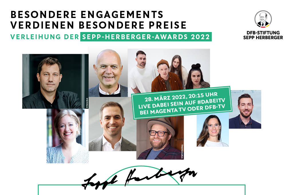 Heute findet die Verleihung der Sepp-Herberger-Awards in Berlin statt - an einem besonderen Tag, denn Sepp Herberger hätte heute seinen 125. Geburtstag gefeiert. 

Ihr könnt die Veranstaltung live bei <a href="/MagentaTV/">MagentaTV</a> und DFB-TV verfolgen! 📺
➡️ dfb.social/SHA