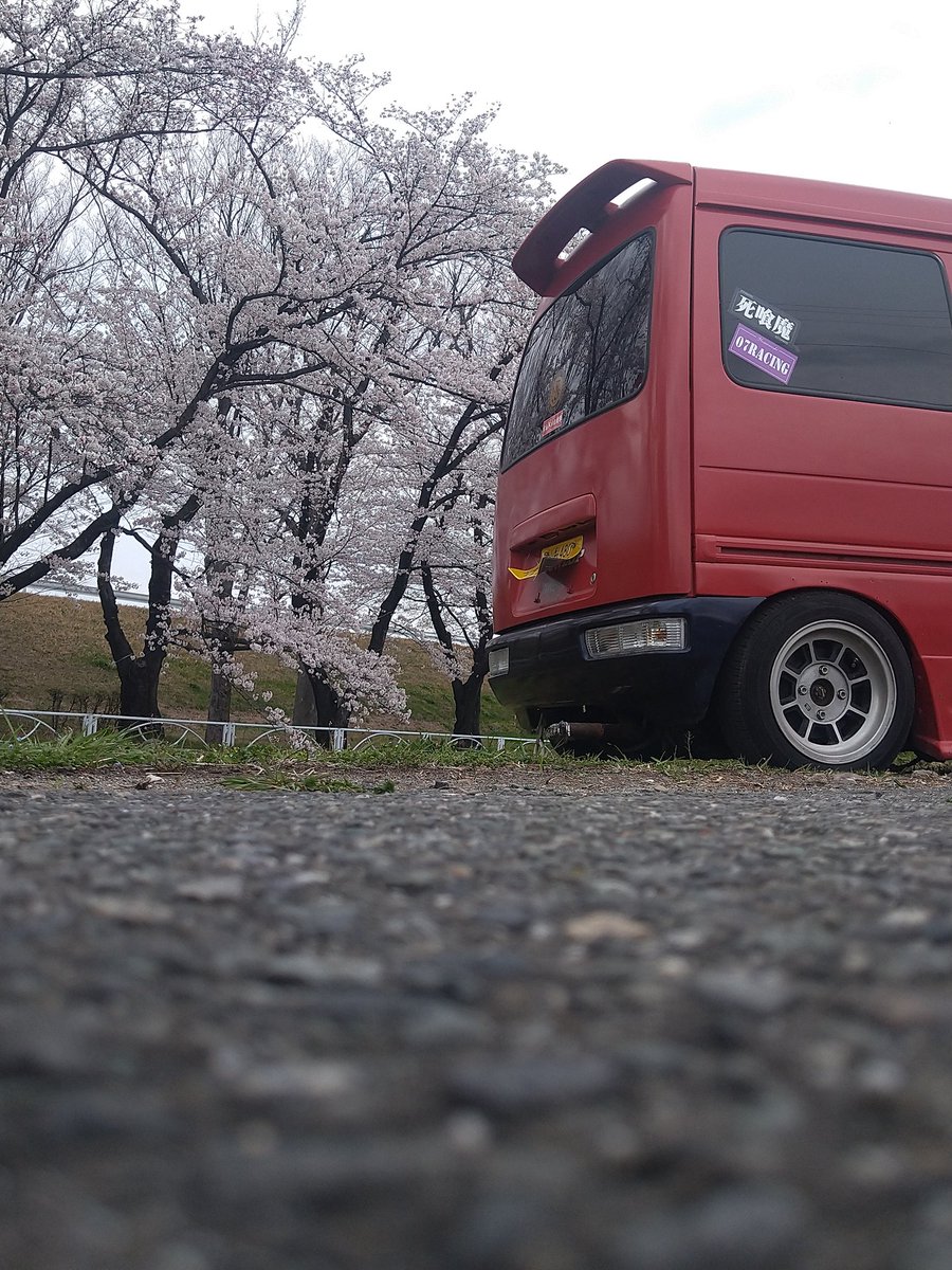 rb1org2eN1RBvdB's tweet photo. エブリィ乗り始めて初の桜🌸
仕事終わりにご近所さんで🖐️
#DE51 #エブリィ #SUZUKI#桜コラボ https://t.co/BwBM5Yq1Vt