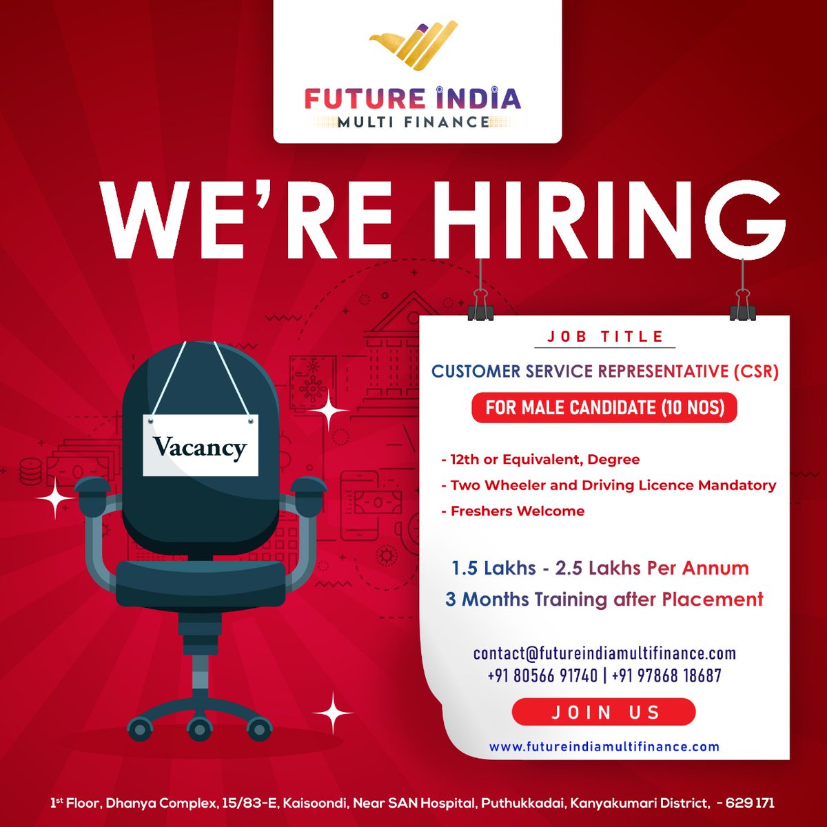 FIMF_Official's tweet photo. #FIMF
We are Hiring ! https://t.co/svLPytZn3U