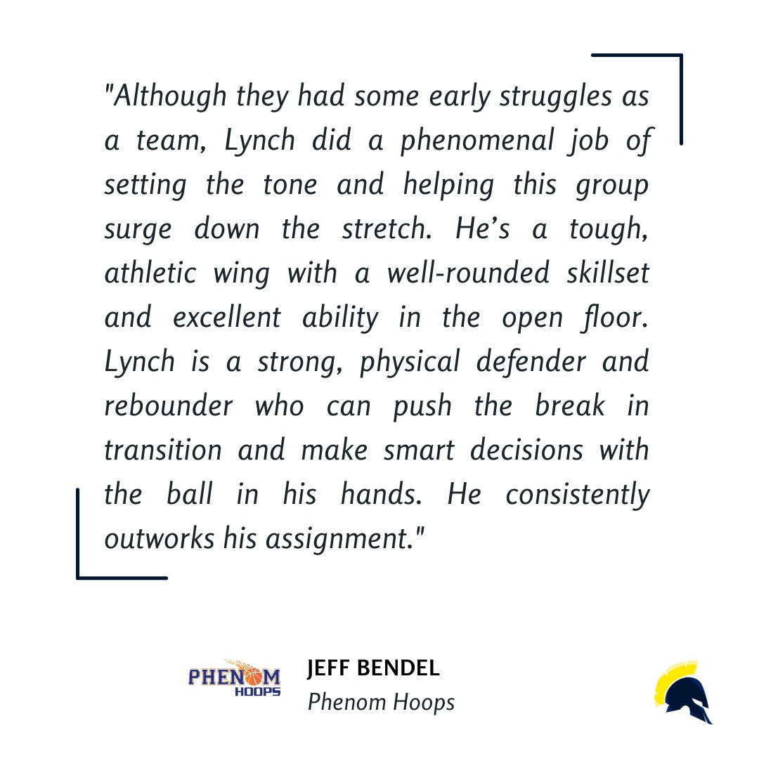 6'2 Jahreece Lynch (17U Haidinger) had a great first weekend for Coach @RyanHaidinger. Outworked his opponents on the defensive end. 🔒

#NCSpartans #LikeASpartan
#PhenomMarchMadness 

Article: phenomhoopreport.com/player-standou…