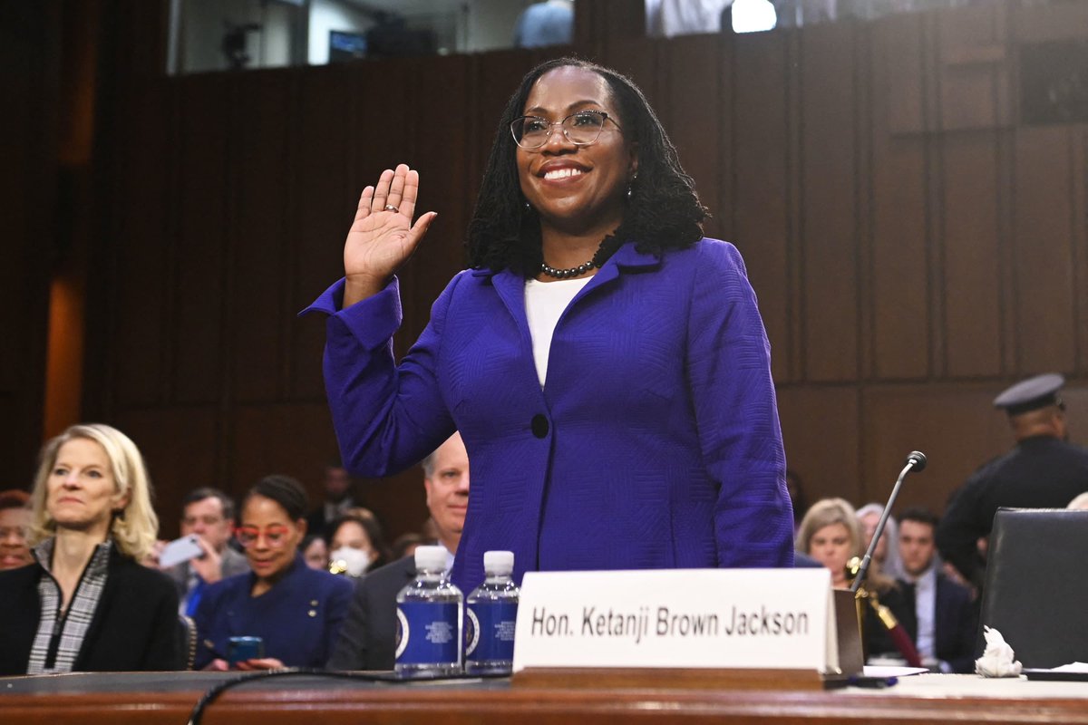 JoeyJacksonEsq's tweet image. Supreme Court Nominee Ketanji Brown Jackson has extraordinary QUALIFICATIONS, and the TEMPERAMENT &amp;amp; HUMANITY to sit on the Highest Court. She GRACEFULLY rose above the misleading attacks &amp;amp; unending interruptions. Her BRILLIANCE &amp;amp; DECENCY are much needed 🙏🏾
#KetanjiBrownJackson