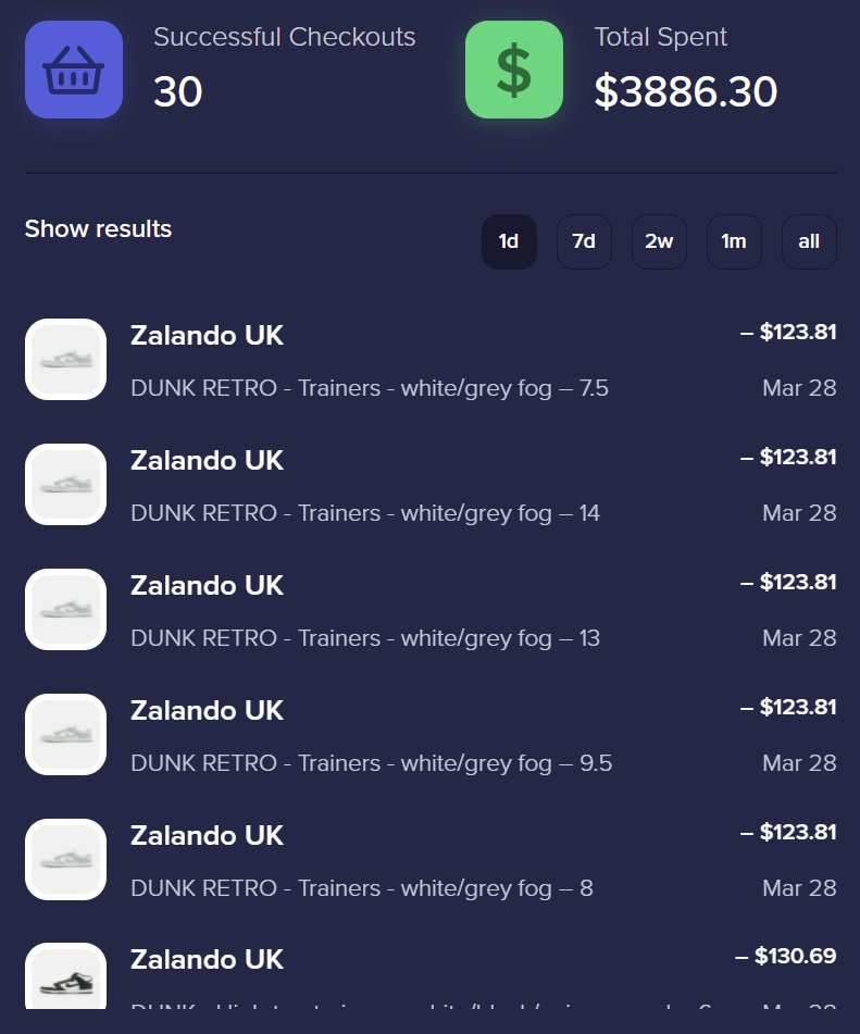 First day of ZLD week
<a href="/SoleTerminator/">Sole Terminator</a> 
<a href="/ProxiesCandy/">CandyProxies</a> 
<a href="/VanillaCop_/">VanillaCop</a>