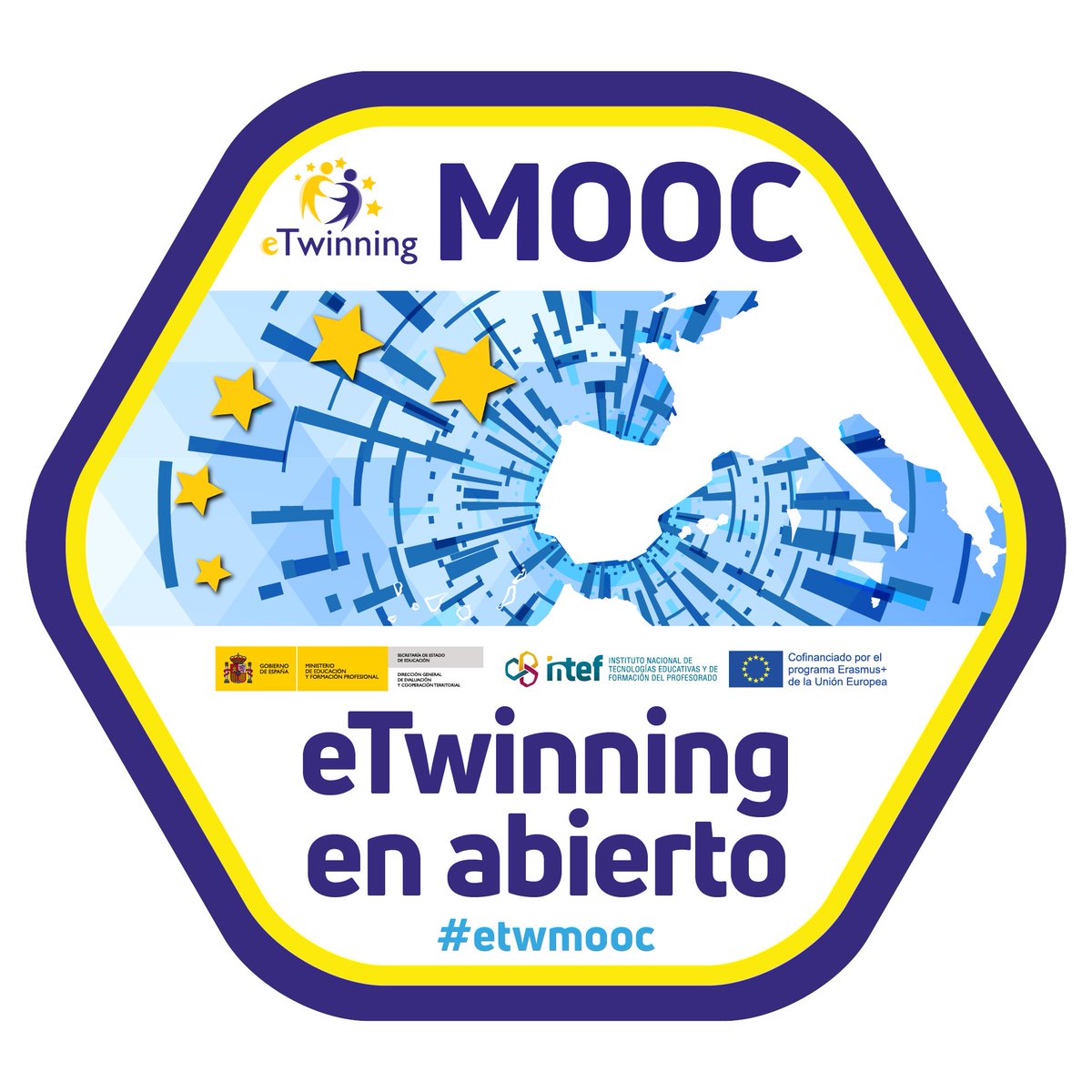📢¿Te has enterado ya? ¡No pierdas esta oportunidad de formación #eTwinning! 
💻Apúntate a la 5ª edición del MOOC "eTwinning en abierto", descubre eTwinning y disfruta de todas las oportunidades que te ofrece. <a href="/educaINTEF/">Educación INTEF</a> Comienza 05/04 
👉Inscríbete aquí enlinea.intef.es/courses/course…