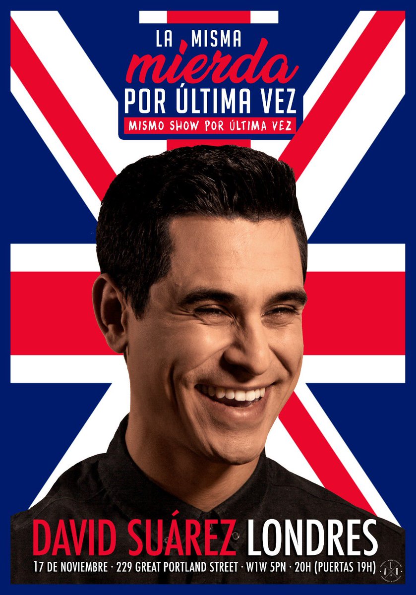 Nos vemos en Londres!! <a href="/DavidSuarez_V/">David Suárez</a> 17 noviembre.
🎤 eventbrite.co.uk/e/305344271937🎤