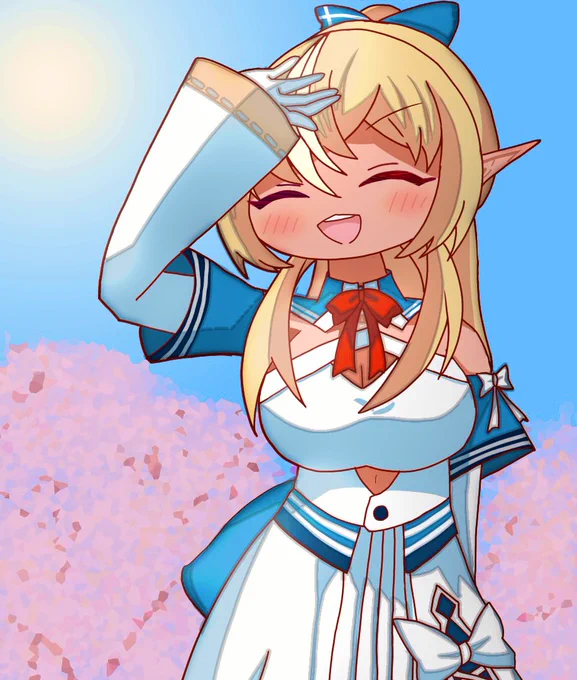 いい天気いい笑顔
 #しらぬえ 
