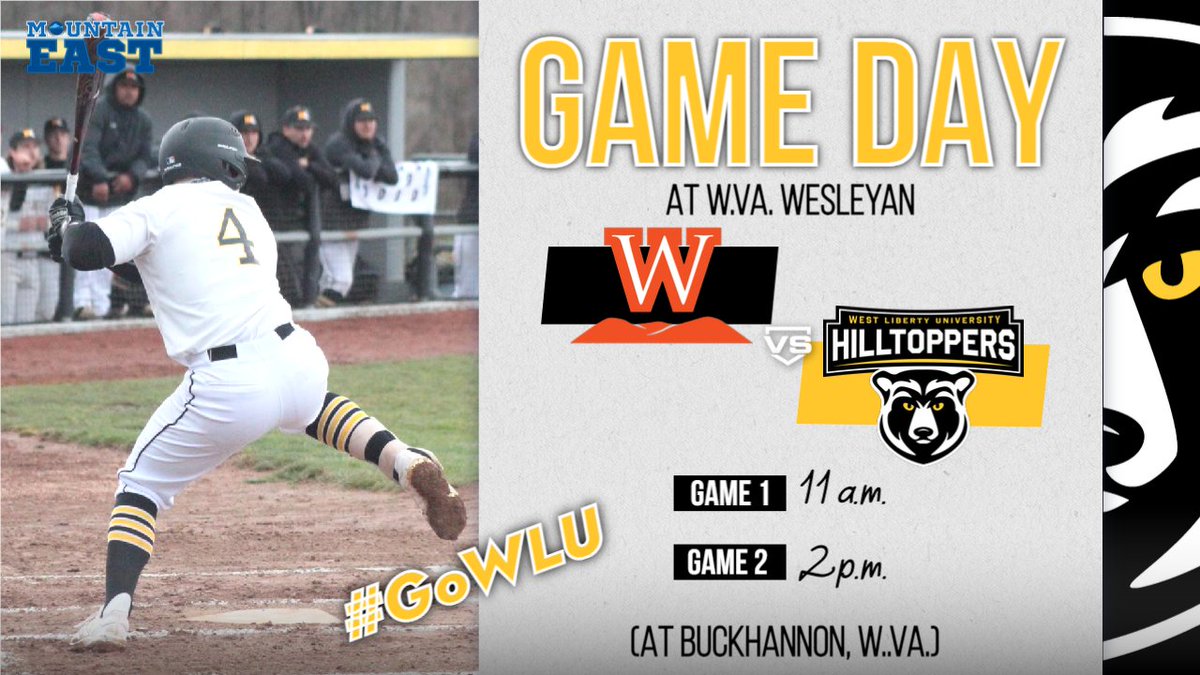 WLathletics's tweet image. After being snowed out on Sunday, the West Liberty and W.Va. Wesleyan baseball teams will try again today. First pitch of the MEC twinbill is set for 11 a.m. in Buckhannon. Stay warm, guys! #GoWLU #SpringBaseball