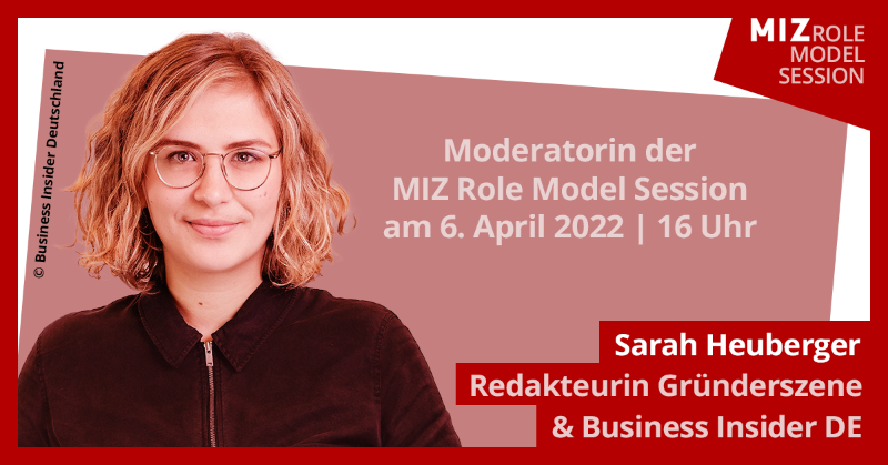 MIZBabelsberg's tweet photo. .@SarahHeubi ist die Moderatorin der #rmsdigital am nächsten Mittwoch. Die Redakteurin von @gruenderszene und @BIDeutschland wird uns ab 16 Uhr durch das Programm führen. Wir freuen uns drauf!