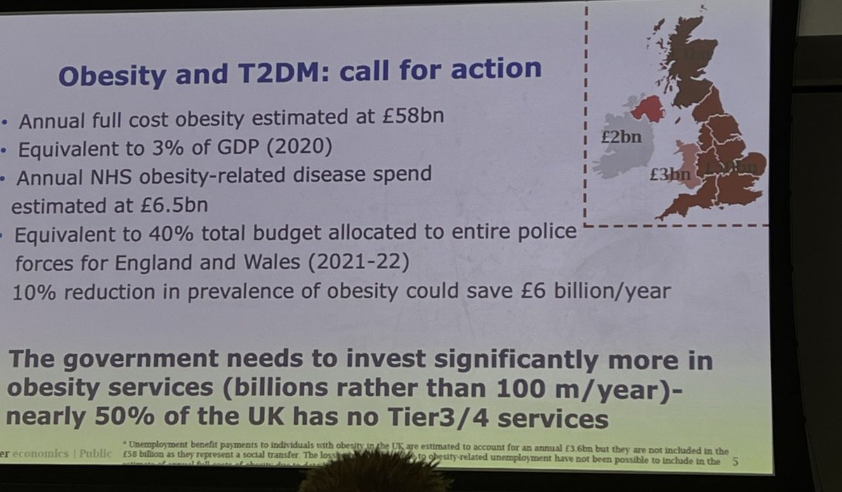 Eye opening insight to kick off the day: nearly 50% of the UK has no tier 3/4 services. Higher investment is needed to tackle rising rates of obesity &amp; remote hybrid care is key to scaling these essential healthcare services #DUKPC22