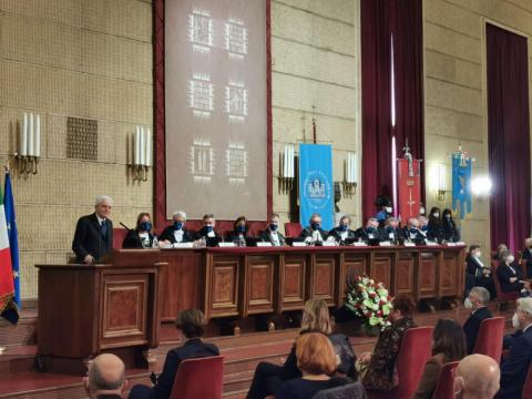 Inaugurato l’anno accademico alla presenza del Presidente della Repubblica Sergio Mattarella.

Leggi la nostra news e gli interventi dei relatori: units.it/news/inaugurat…