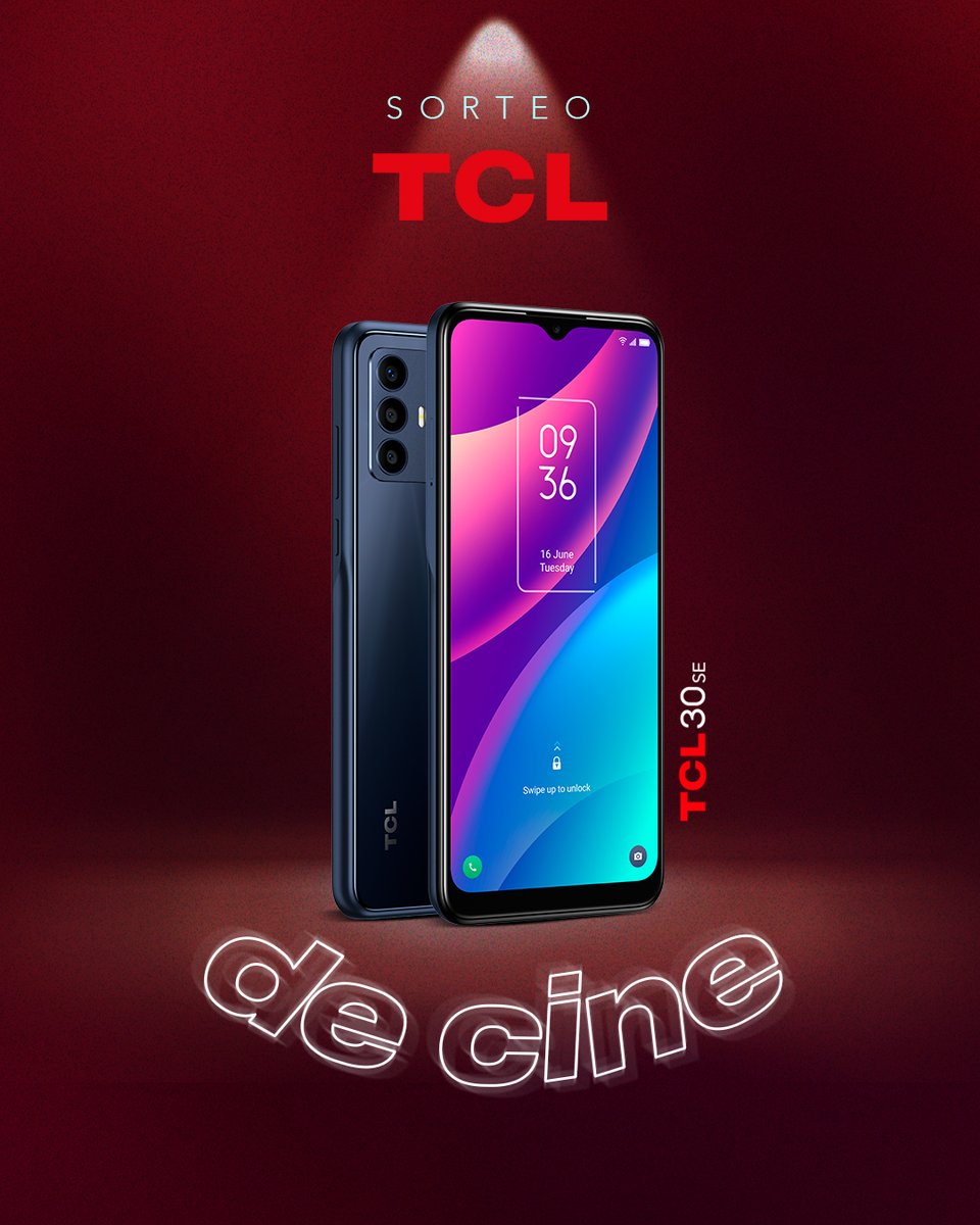 tclmobilees's tweet photo. ¡Vuelve el #sorteo más loco de TCL en su edición premios de cine! Llévate un TCL 30 SE para ver todas las pelis como nunca antes con su pantalla NXTVISION. 

Participa:

🎬 Sigue a @tclmobilees     
🍿 RT 
🎥 Menciona a un amigo se merece un premio por las pelis que se monta https://t.co/PBpiVgCwG3