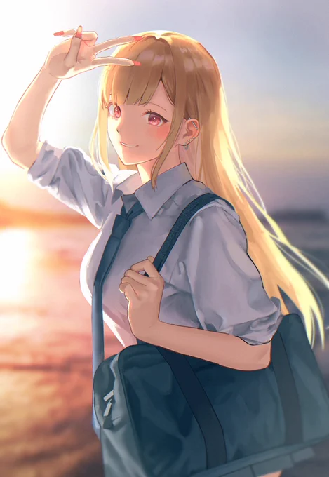 喜多川さん描きました。#着せ恋 