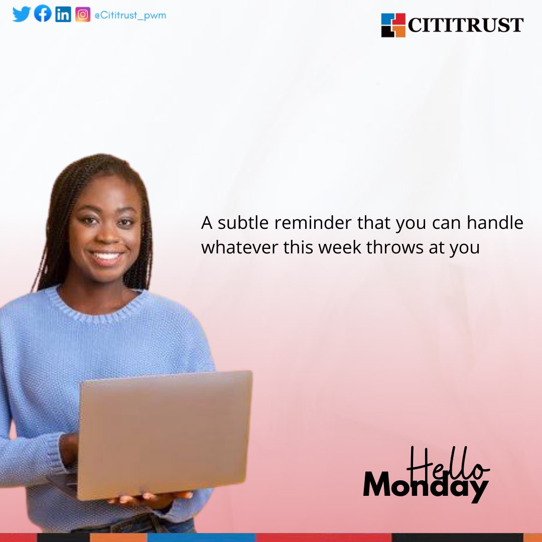 Cititrust_pwm's tweet photo. Monday Motivation https://t.co/E2S9gSYjlg