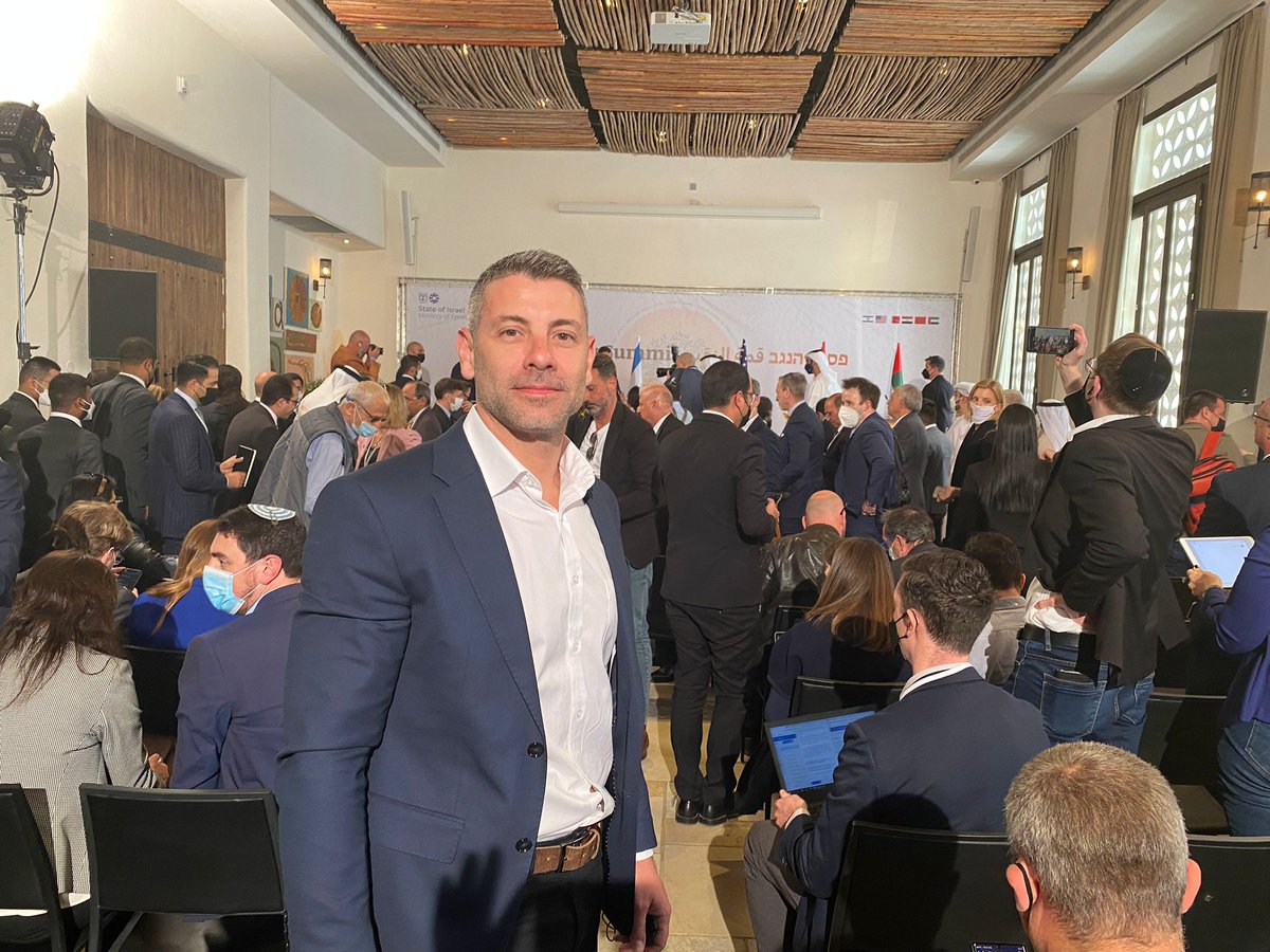 So excited to cover such a historic event.. Negev Summit is a reflection of a new era in the Middle East.