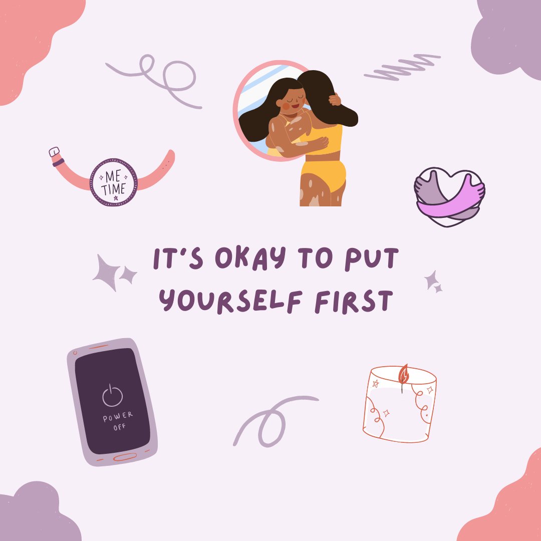 April is #stressawarnessmonth, so friendly reminder: take care of yourself first.