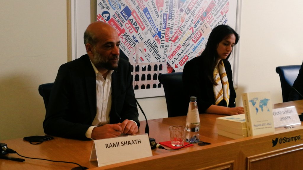 Oggi alla conferenza di presentazione del nostro Rapporto sulla situazione dei diritti umani nel mondo c'è anche Rami Shaat, attivista palestinese-egiziano che ha passato 900 giorni in carcere in Egitto senza processo per reati di opinione