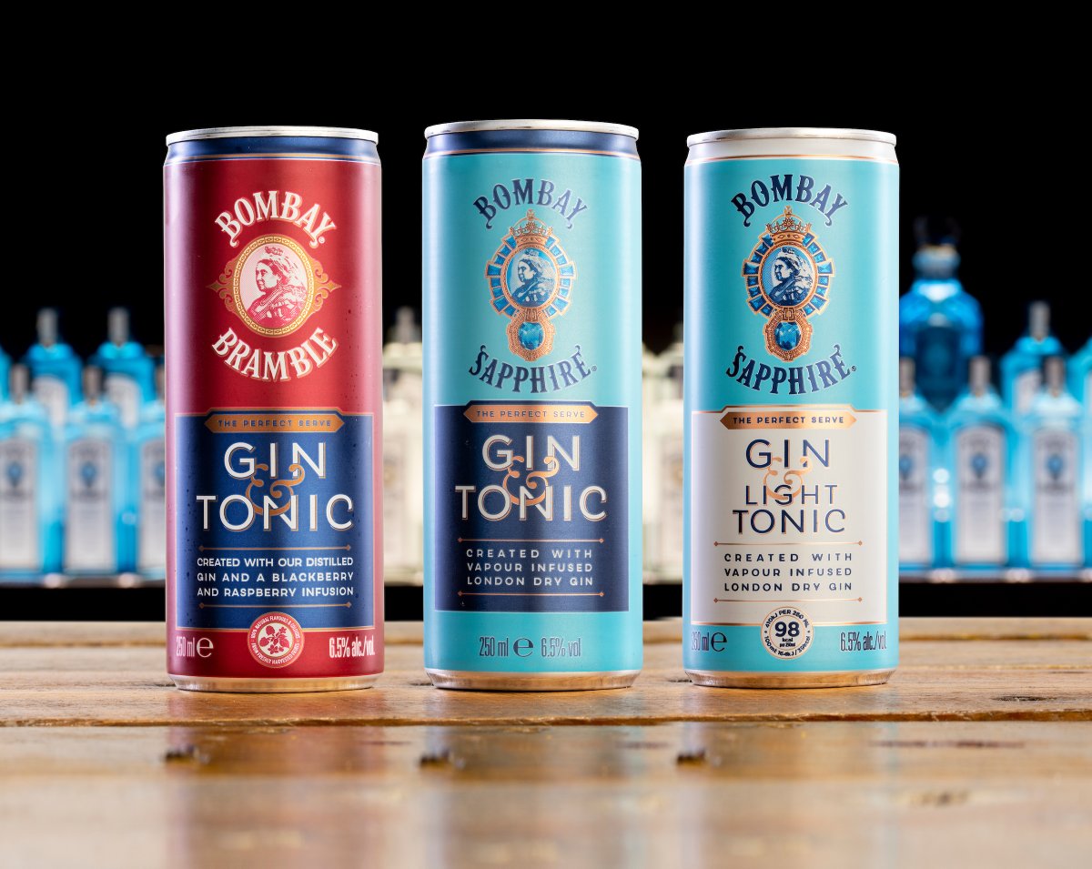 homeofbombay's tweet image. Enjoy a bar-quality #Bombaygin &amp;amp; tonic, wherever you are. #BombaySapphire &amp;amp; Tonic; Bombay Sapphire &amp;amp; Light Tonic or #BombayBramble &amp;amp; Tonic or why not order our variety pack of 12 cans to try the range? shop.bombaysapphire.com/collections/gi… UK delivery only. Free delivery on orders over £50)