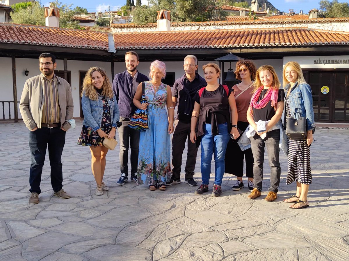 HolUpProject's tweet photo. The Hol Up partners held their second project meeting from the 23rd – 24th September 2021 in the city of Muğla, Turkey. They had the opportunity to meet in person or attend the meeting online via Zoom to review the progress of the HOL UP project. #HolUpProject #ulusalajans https://t.co/RI2EagIq00