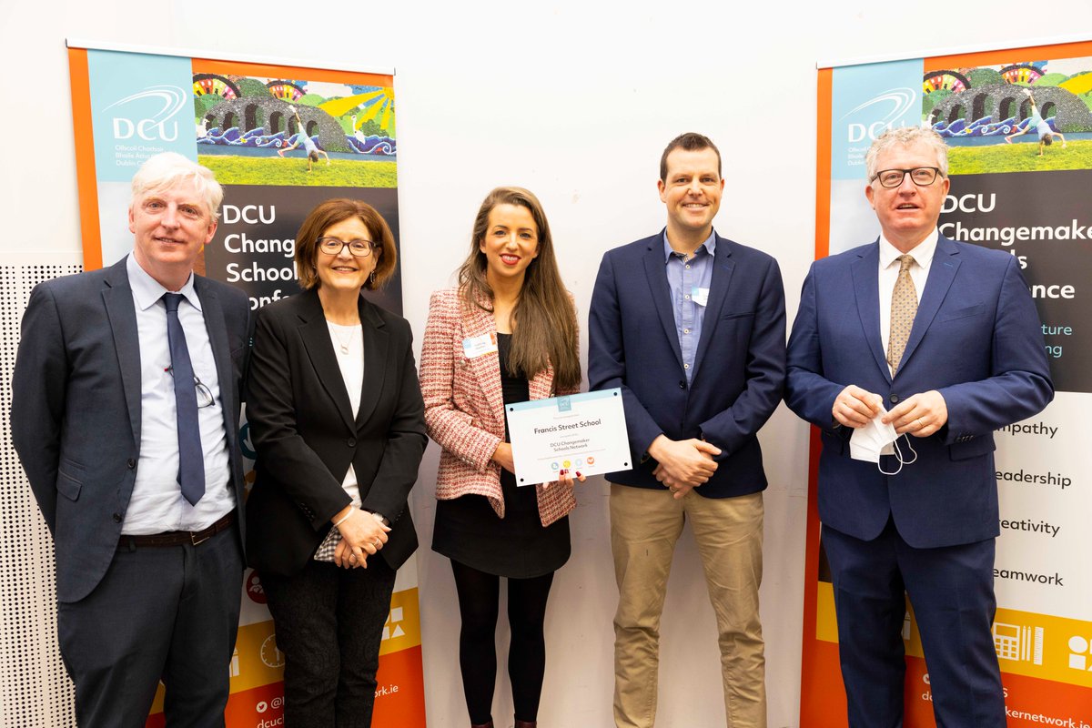 FrancisStSchool's tweet image. Honoured that our school community in Dublin 8 has been recognised by DCU!! @DCUCMS #franner