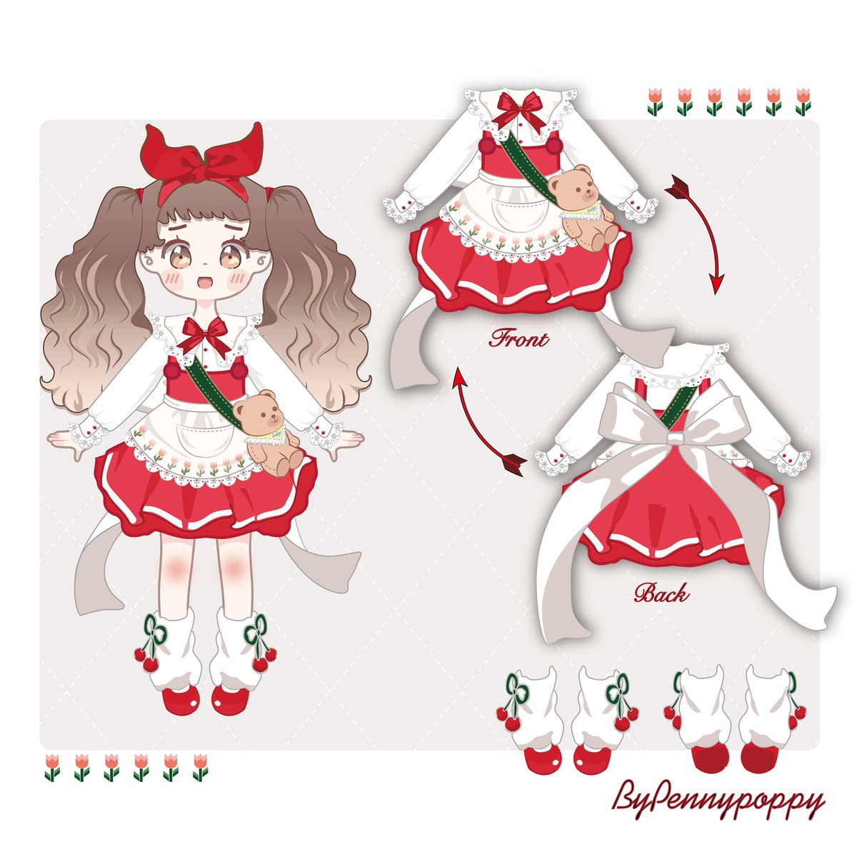 GaoPengToys's tweet image. 👧🏻👗Pretty girl with dress design✨
🎨Art by: @Pennypoppy6 from us

💖 Professional Plush Manufacturer
✨ Custom MOQ:1 pc
💖 OEM/ODM service can be provided!
✨ Sample Order is free shipping

#plushdesigner #digtalart #drawings  #doll