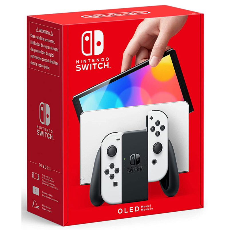 ZaraCrypt0's tweet photo. Nintendo Switch OLED Model
With White Joy-Con