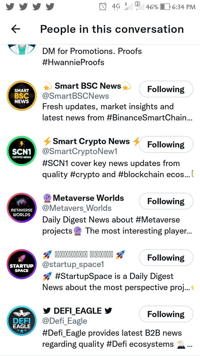 Tamy1715's tweet photo. @HwanniePromotes @SmartCryptoNew1 @Metavers_Worlds @SmartBSCNews @startup_space1 @Defi_Eagle Done https://t.co/tW8j97J3hd