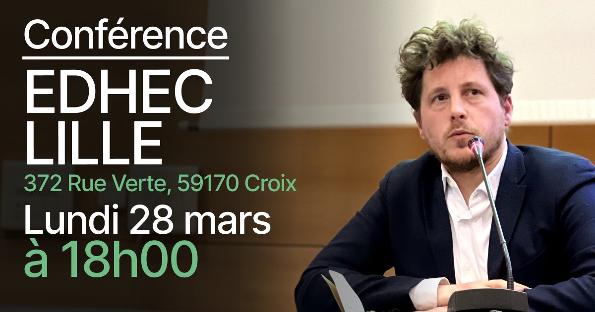 julienbayou's tweet photo. À l'invitation de @AgoraEdhec je serai ce soir à @EDHEC_BSchool campus de Lille pour une conférence sur la #Presidentielle2022 

La conférence est ouverte à toutes et tous, n'hésitez pas à vous joindre à nous ! Rendez-vous à 18h https://t.co/SI6YL23qna