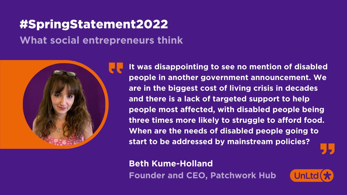 .<a href="/BethKumeHolland/">Beth Kume-Holland</a> of <a href="/Patchworkhub/">Patchwork Hub ®</a> shares their thoughts on #SpringStatement2022 -